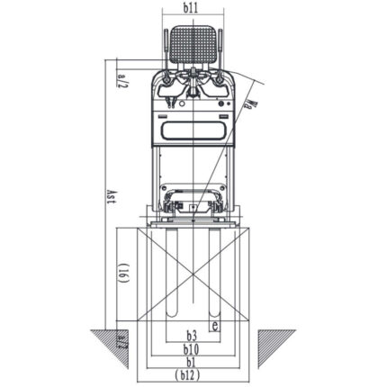 DELACCO EVVP15-P Električni visokodvižni viličar s protiutežjo 1500 kg AC EPS-2