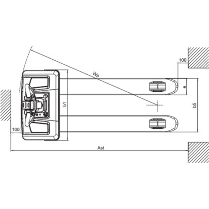 DELACCO EPV15H Električni paletni viličar 1500-1800kg-2