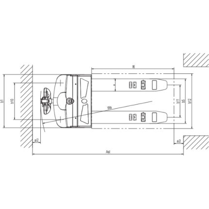 DELACCO EPV18PM Električni paletni viličar 1800kg AC-2