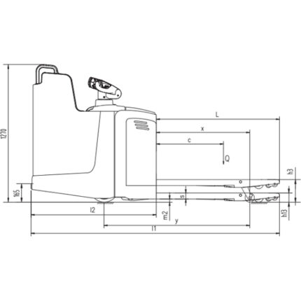 DELACCO CBD20L Električni paletni viličar 2000kg AC EPS-1