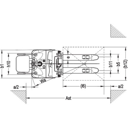 DELACCO EVV10-P/EVV12-P/EVV15-P Električni visokodvižni viličar 1600-5600mm-2