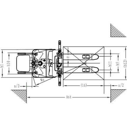 DELACCO EVV20-P Električni visokodvižni viličar 2000kg AC EPS-3