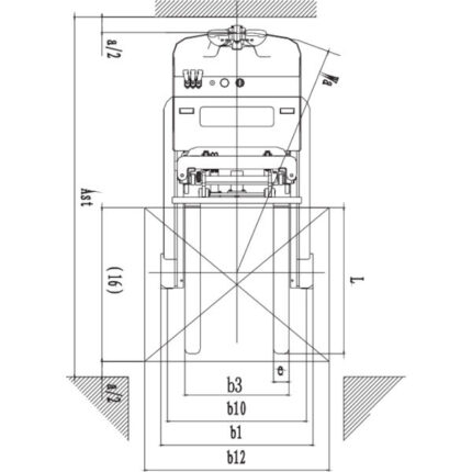 DELACCO EVVP12C/EVVP15C Električni viličar s protiutežjo 1250-1500kg AC-2