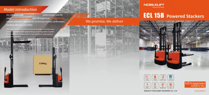 Noblelift ECL15 električni visokodvižni viličar brošura 1