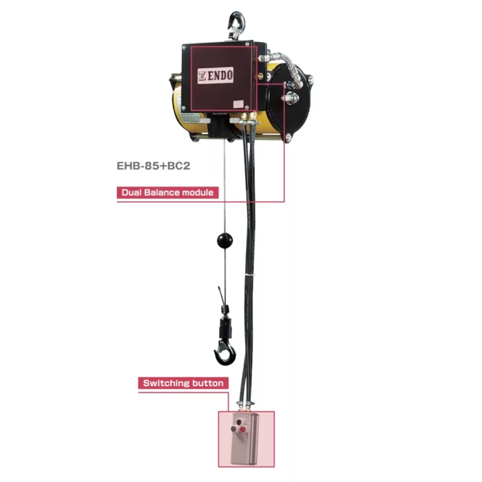 ATEX pnevmatski balanser z dvojnim balansirnim modulom ENDO EHB85-BC2