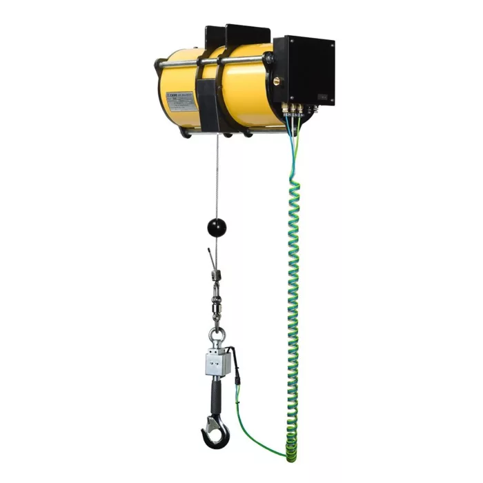 ATEX pnevmatski balanser z ročnim upravljanjem 32-270 kg model ENDO EHB krmilni modul MS-AG