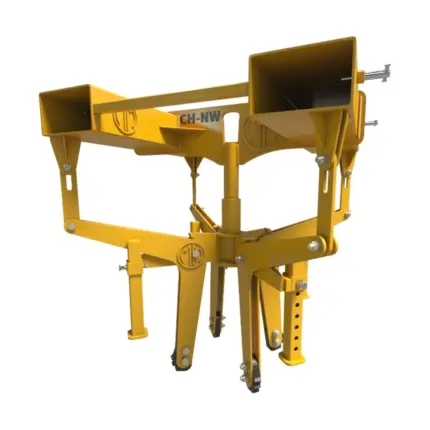 DELACCO - Notranje prijemalo za tuljave s priključkom za viličar - 4 roke - 3,0 t