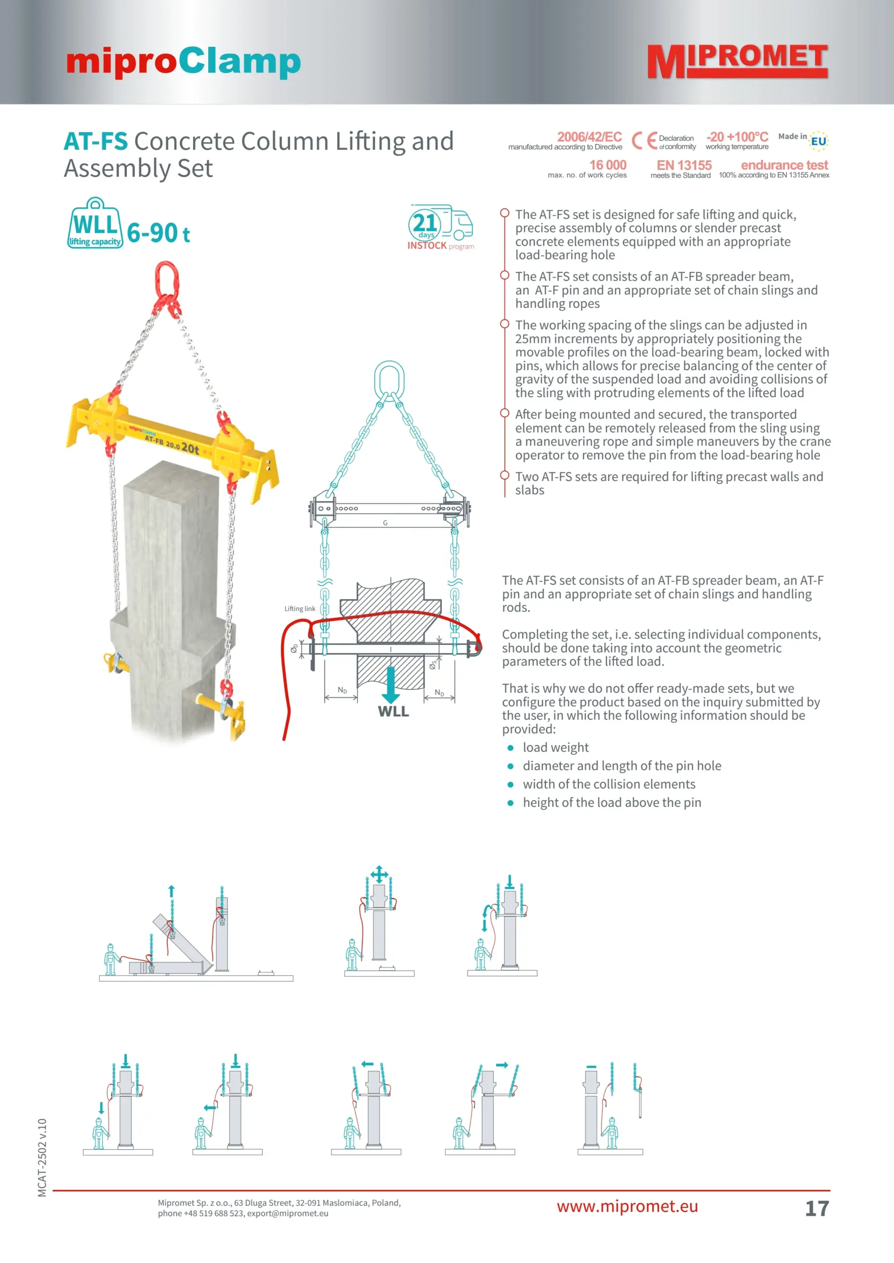 DELACCO – Sistem za montažo na drog – daljinsko sproščanje – Mipromet 03